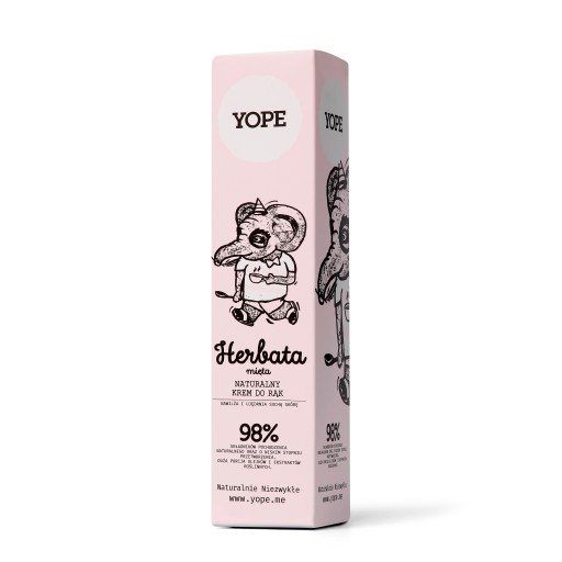 YOPE Naturalny krem do rąk Herbata i Mięta 100ml
