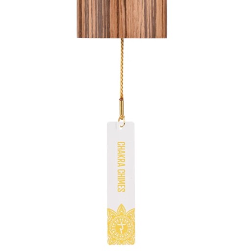 Chakra Chimes Solar Plexus Wind wietrzne dzwonki bambus żółty E-dur
