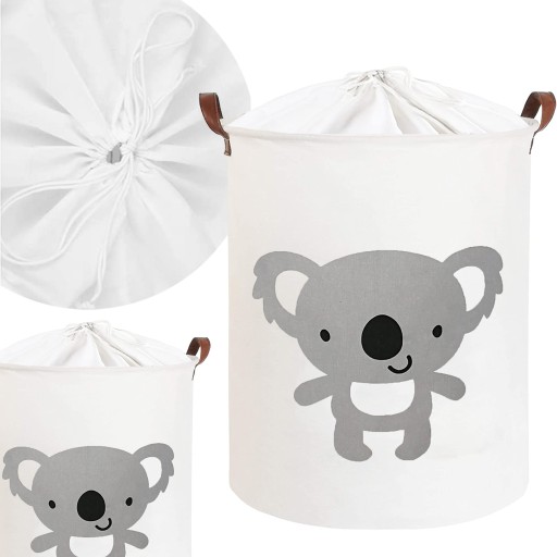 ЗАКРЫТАЯ КОРЗИНКА ДЛЯ ИГРУШЕК СО СЪЕМНИКОМ-ОРГАНИЗАТОРОМ СКЛАДНАЯ KOALA XL