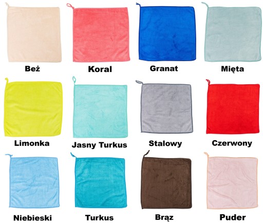Ręcznik 30x30 cm do przedszkola +HAFT imię grafika