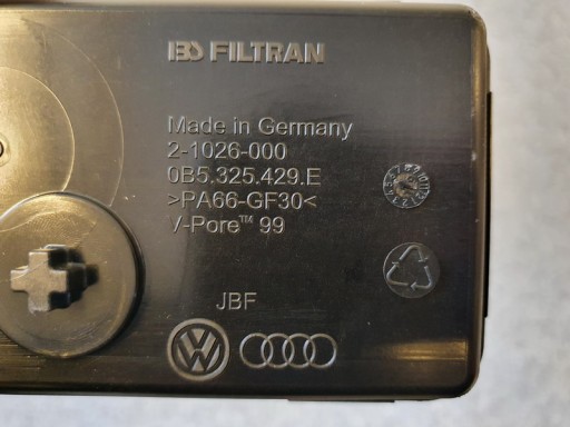 AUDI S TRONIC 0B5325429E FILTR OLEJU SKRZYNI OE