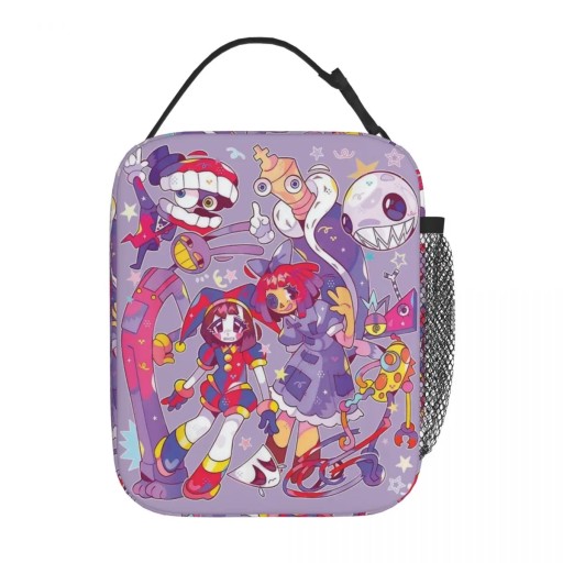 Insulated Lunch Tote Bag The Amazing Digital Circus Merch Jax Pomni Zooble