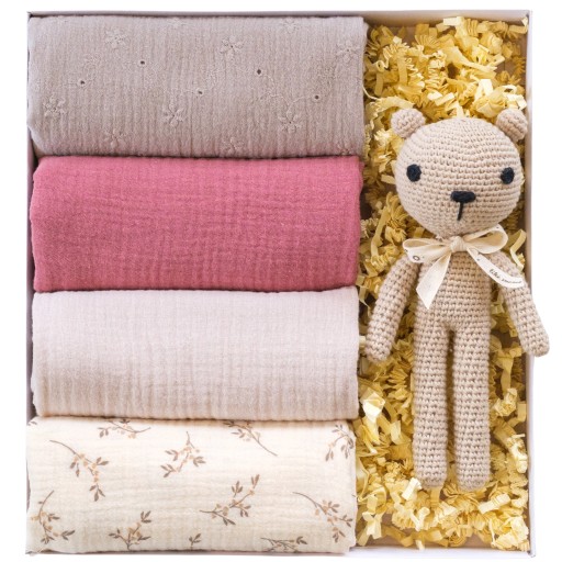 LIKEMOSES ПОДАРОК ДЕТСКИЙ ДУШ КРЕСТИНЫ LAYETTE ПОДГУЗНИКИ ПЛЮШЕВЫЕ ИГРУШКИ