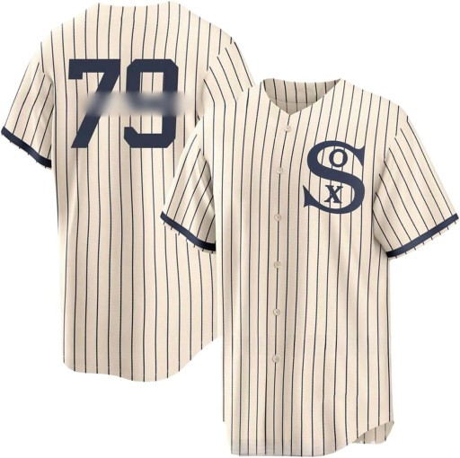 Mundur baseballowy Abreu Chicago White Sox Uniform nr 79 Letni unisex, XL