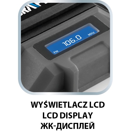 Сетевая радиостанция Energy+ 18V ГРАФИТ аккумуляторная