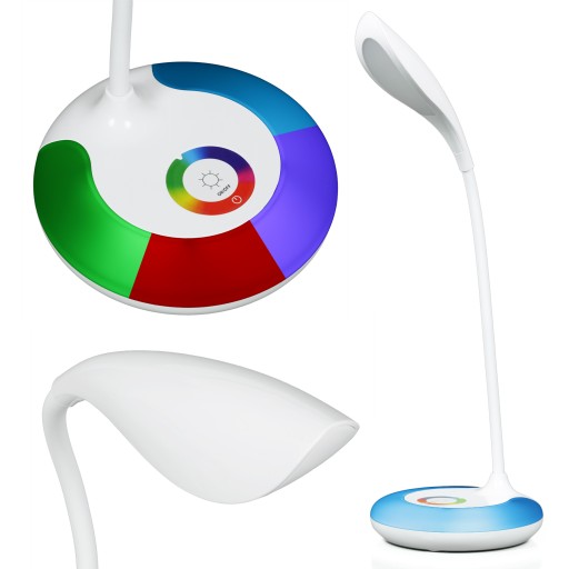 СВЕТОДИОДНАЯ НАСТОЛЬНАЯ ЛАМПА RGB ДЕТСКАЯ НАСТОЛЬНАЯ ЛАМПА