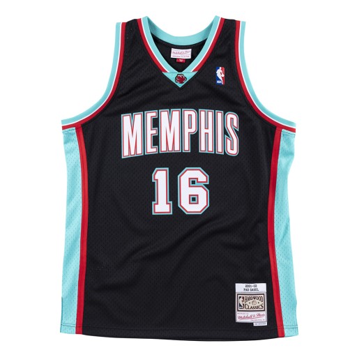 Футболка Mitchell & Ness MEMPHIS GRIZZLIES - PAU GASOL BLACK / BLACK - M