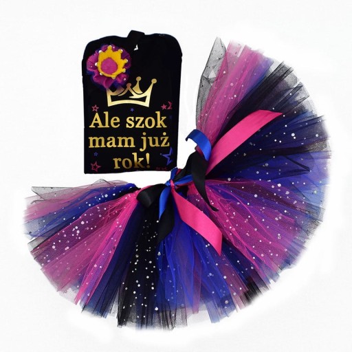 Komplet na urodziny roczek ALE SZOK MAM JUŻ ROK 80