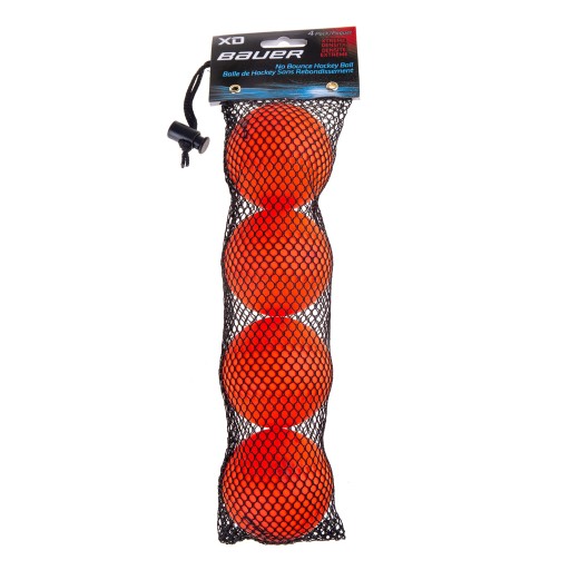 ХОККЕЙНЫЙ МЯЧ BAUER XDENSITY, ОРАНЖЕВЫЙ, 4 ШТ.