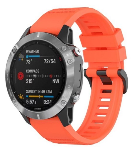 Силиконовый ремешок 22 мм для Garmin Fenix ​​5/6/7/Epix Pro 2 Gen (47 мм)