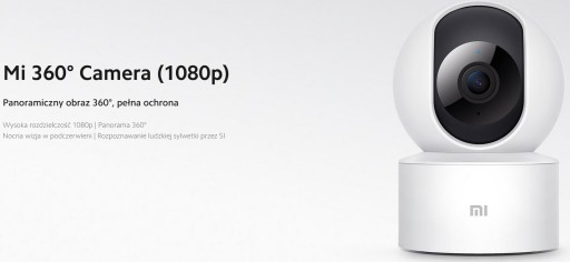 XIAOMI SMART CAMERA KAMERA IP FULL HD 1080P IP 360 MI HOME SECURITY WIFI