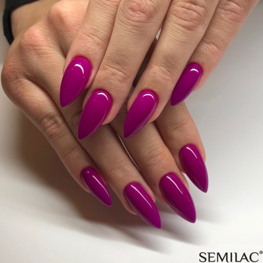 SEMILAC 034 Mardi Gras UV LED Гибридный лак 7 мл