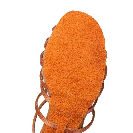 BUTY TANECZNE DO TAŃCA BEŻOWE 5 CM 37+SALSA GRATIS