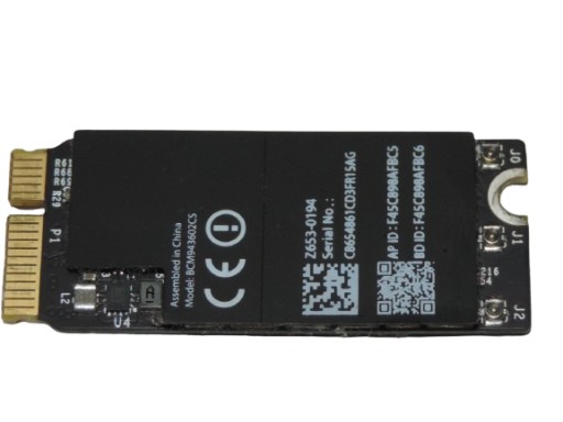Карта Bluetooth Wi-Fi BCM943602CS Apple Z653-0194 A1398