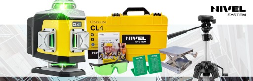 NIVEL СИСТЕМА CL4G CROSS LASER ЗЕЛЕНЫЙ + ШТАТИВ