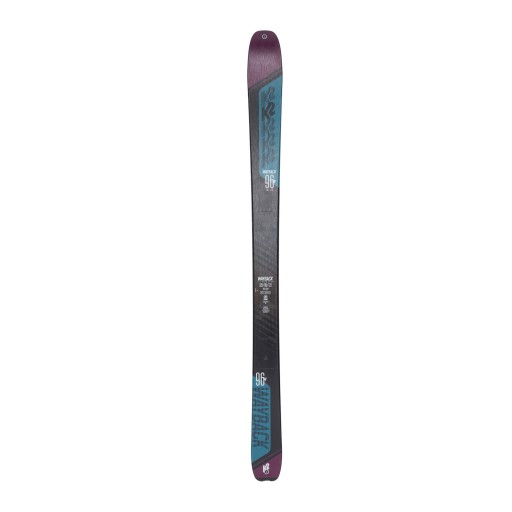 Женские лыжные туристические лыжи K2 Wayback 96 W, синие и фиолетовые, 163 см