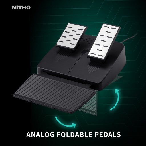 Гоночный руль NiTHO DP1 для игр ПК/PS4/XBOX, симулятор вождения автомобиля