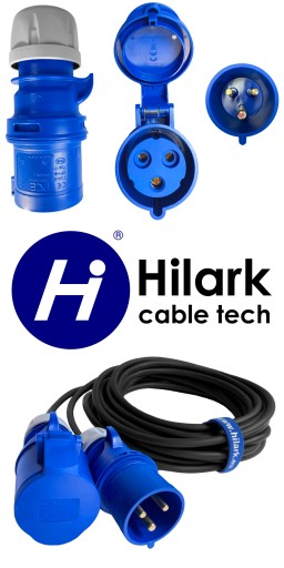 Удлинительный кабель 45м CEE 32A 3P 3х4мм резина H07RN-F OnPD