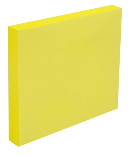 Bloczek samoprzylepny 75x75mm 100K neon MemoBe