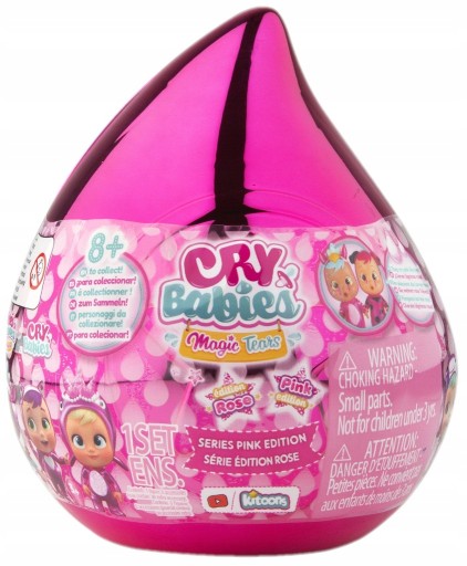 Кукла Cry Babies Magic Tears PINK + аксессуары