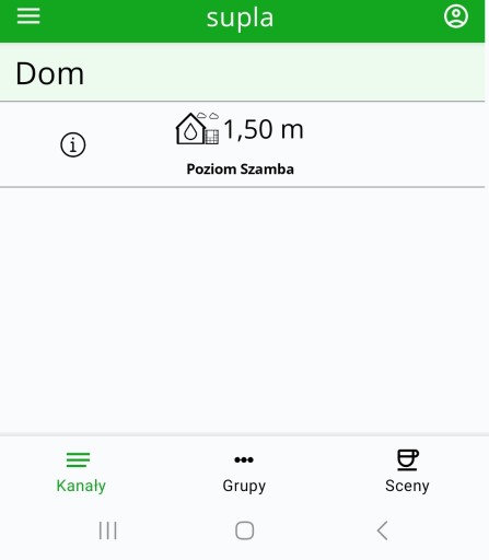 Датчик уровня заполнения септика SUPLA WiFi