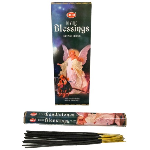 Индийские ароматические палочки Divine Blessings, 20 шт., HEM