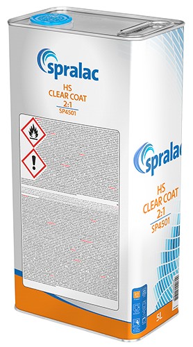 SPRALAC SP4501 ПРОЗРАЧНОЕ ПОКРЫТИЕ + UTW 2:1 HS 7,5 л