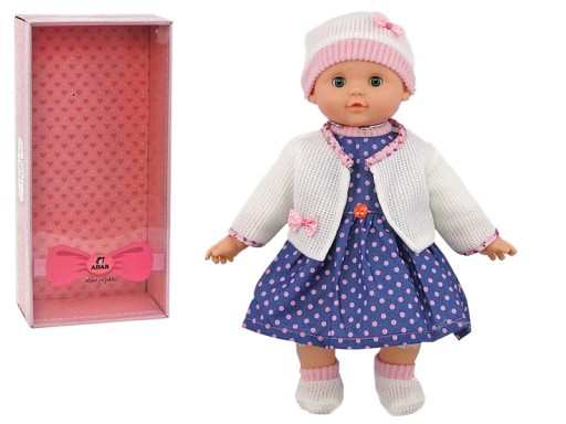 lalka BABY bobas BORN mówi ŚPIEWA prezent box nr27
