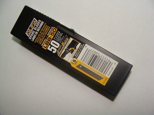 OLFA LBB-50 18mm. - EXCEL BLACK - OSTRZA 50 sztuk