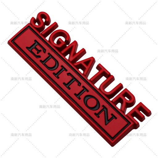 Логотип автомобильного металлического листа SIGNATURE ED