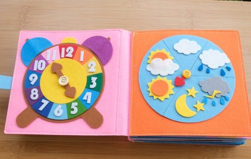 Quiet Book Książeczka Sensoryczna Montessori