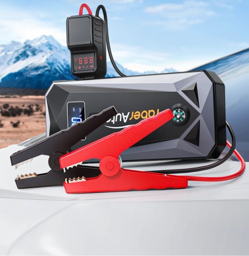 Мощный автомобильный стартер JUMP STARTER BOOSTER Powerbank 26800 мАч 4000 А