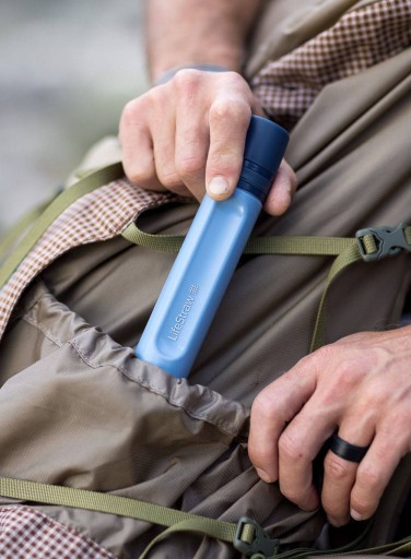 Туристический фильтр для воды LIFESTRAW PEAK 4000 л. Синий