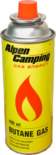 Газовые баллоны кемпинговые туристические Alpen Camping 227г 400мл 9 шт