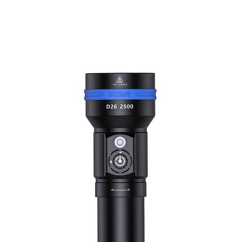 XTAR D26 2500 Long FullSet фонарик для дайвинга 2500 лм