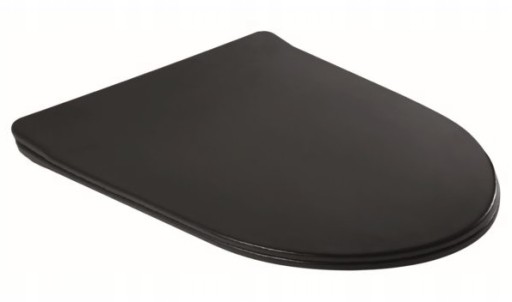 УНИТАЗНЫЙ КОМПЛЕКТ GEBERIT BASIC FRAME KERRA DELOS SLIM МАТОВЫЙ ЧЕРНЫЙ ЧАША