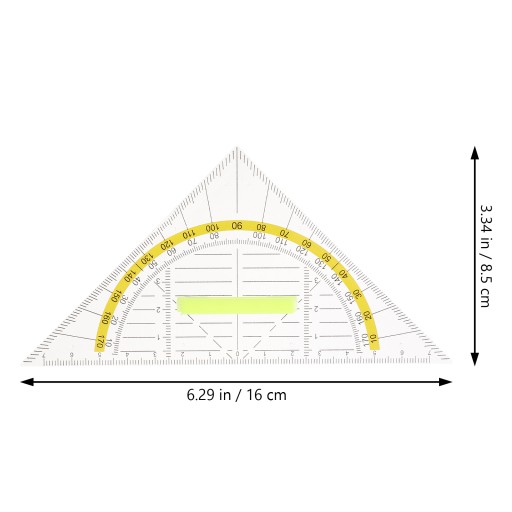5 SZT. LINII GEOMETRII NARZĘDZI DO RYSOWANIA TRÓJKĄTA