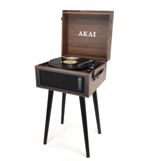 AKAI ATT-101BT ПРОИГРЫВАТЕЛЬ С BLUETOOTH НА ДЕРЕВЯННЫХ НОЖКАХ