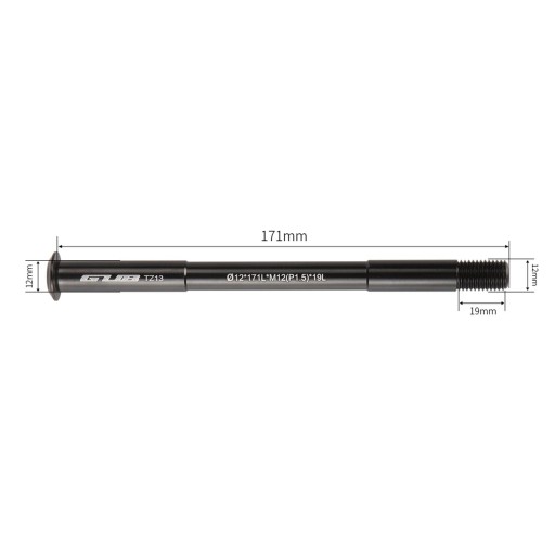 Rower 12mm QR Adapter tylna piasta przez oś części