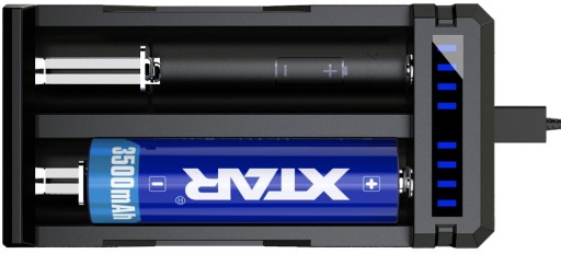 XTAR SC2 18650 26650 Литий-ионное зарядное устройство USB, 2 А