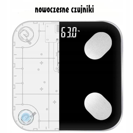ИНТЕЛЛЕКТУАЛЬНЫЕ СТЕКЛЯННЫЕ ВЕСЫ ДЛЯ ВАННОЙ С BLUETOOTH