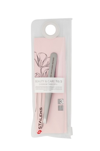 Пинцет для бровей Staleks Pro Beauty Care 10/3 9,5см