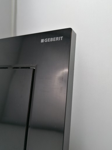 КНОПКА Смыва для унитаза GEBERIT SIGMA30 ЧЕРНАЯ/ХРОМ 115883KM1