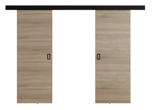 WERMO DUO 212 Настенные раздвижные двери с маскировочной рамкой