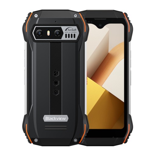 Подарочный смартфон BLACKVIEW N6000 8/256 ГБ Бронированный оранжевый телефон