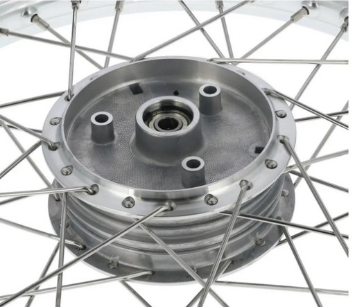 Диск Simson S51 в сборе, алюминиевый обод + шина Heidenau K36/1