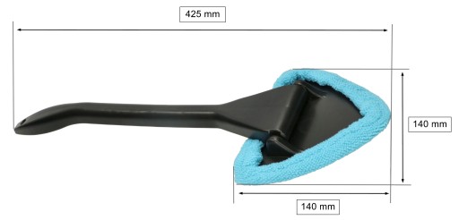 ДЛИННАЯ ЩЕТКА ИЗ МИКРОФИБРЫ ДЛЯ СТЕКЛА АВТОМОБИЛЯ, 2 ШТ.