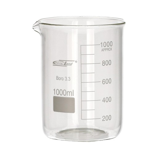 Стакан стеклянный 1000 мл низкий Chemland