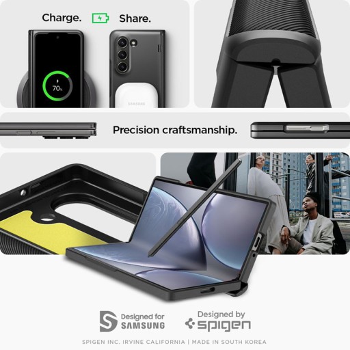 Spigen Slim Armor Pro - Чехол для Samsung Galaxy Z Fold 6 (черный)