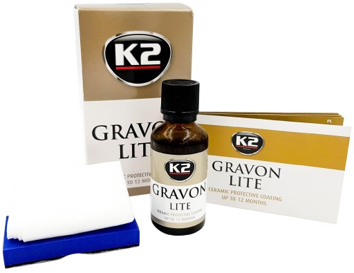 K2 GRAVON LITE КЕРАМИЧЕСКАЯ ЗАЩИТА КРАСКИ + ГУБКА